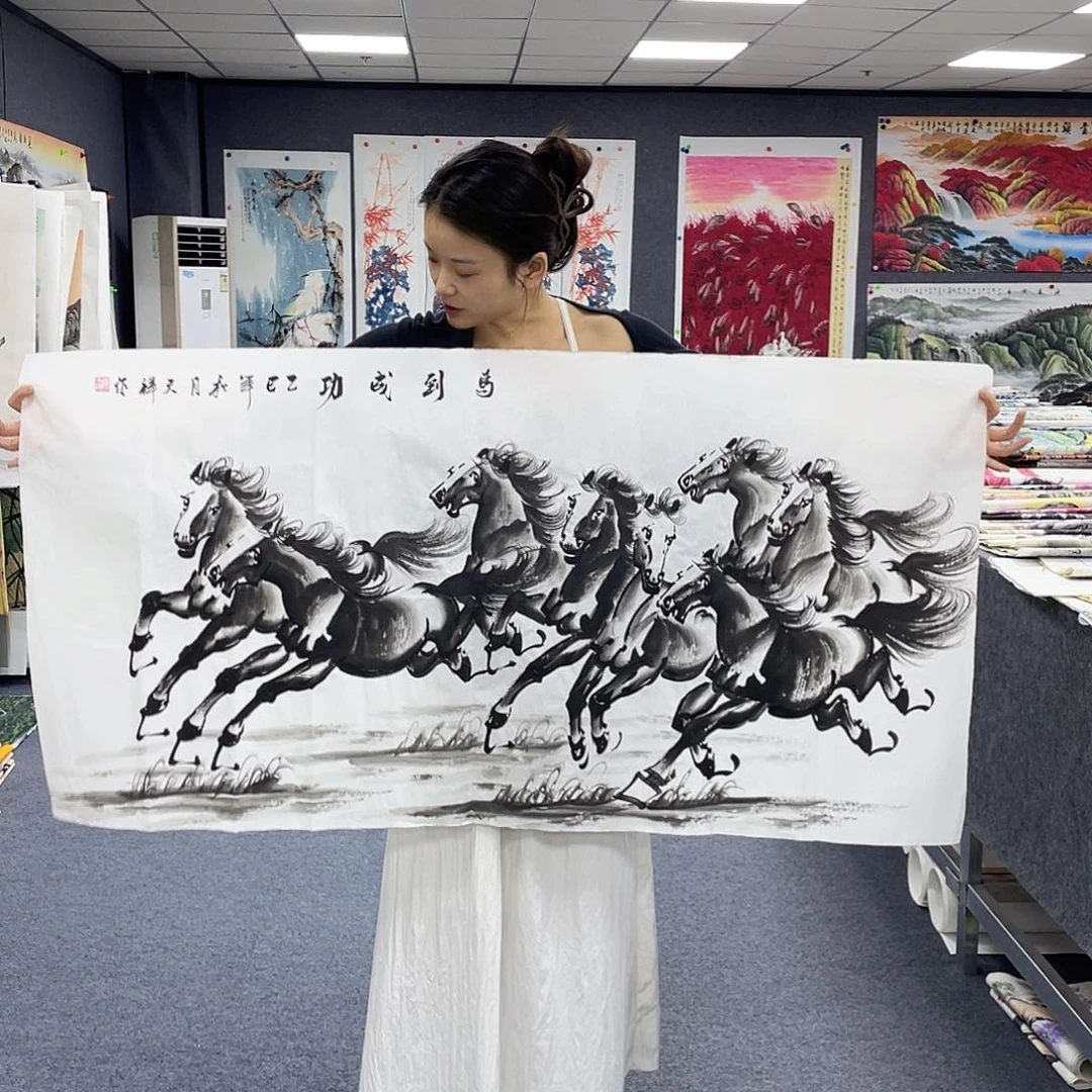国画作品小姐姐放漏…