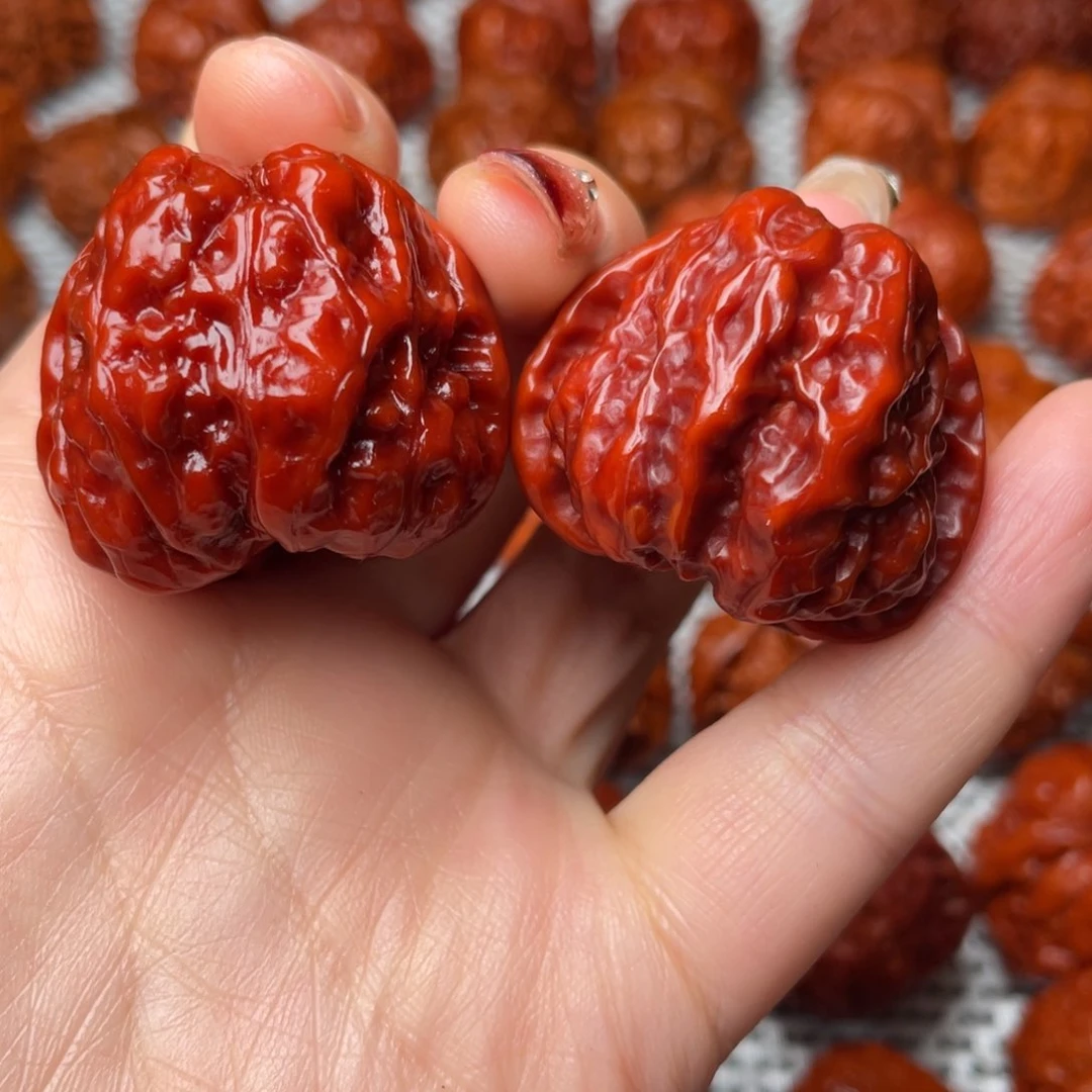 桃核吊坠文玩核桃 手把件 蛤蟆头 36