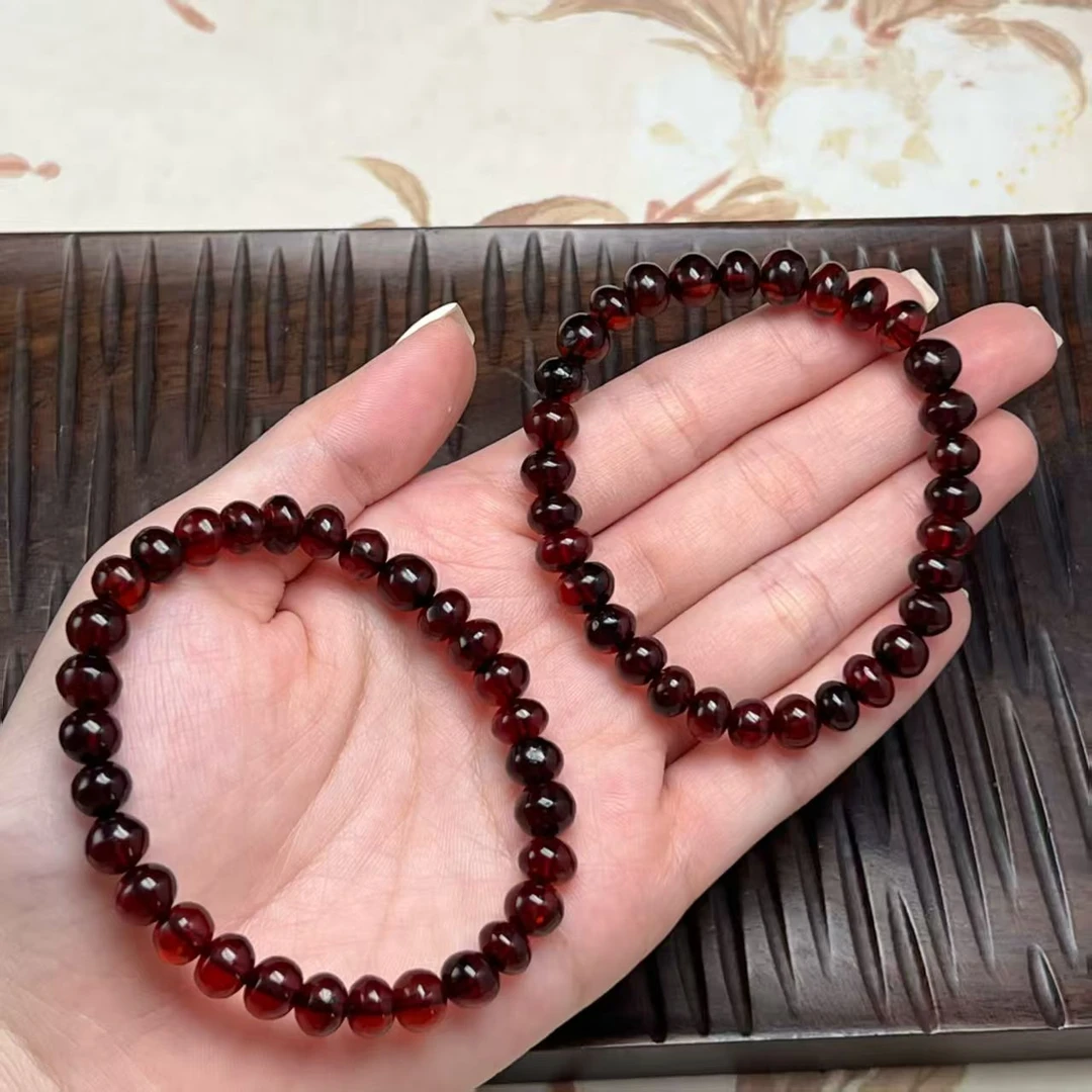 天然抚顺琥珀血珀手串-真正含有紫杉醇的琥珀B166H-239多样性发一