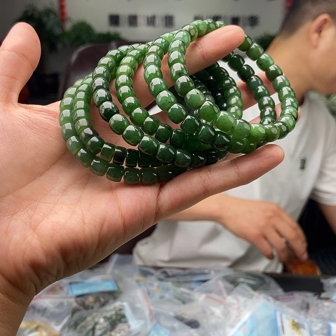 和田玉未镶嵌颈饰手串 颜色多样性发拍一发一