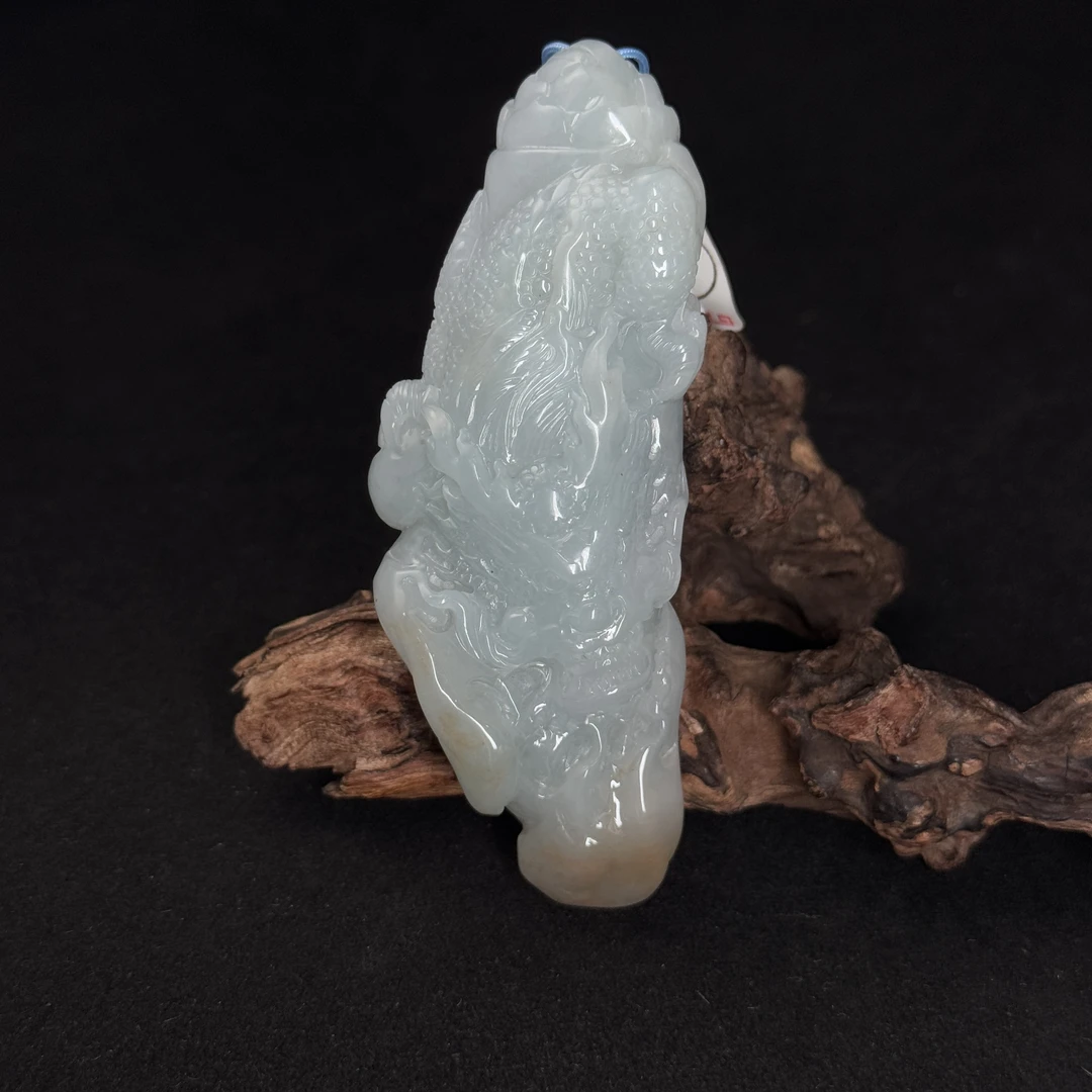 【诚翠拍品第一百二十七期午】翡翠150吊坠龙ZG13008