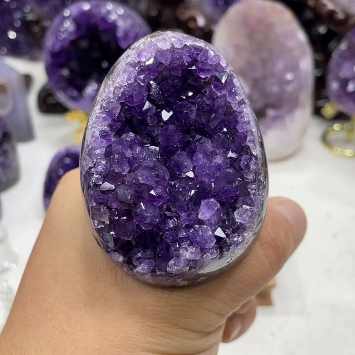 未镶嵌紫晶摆件紫晶