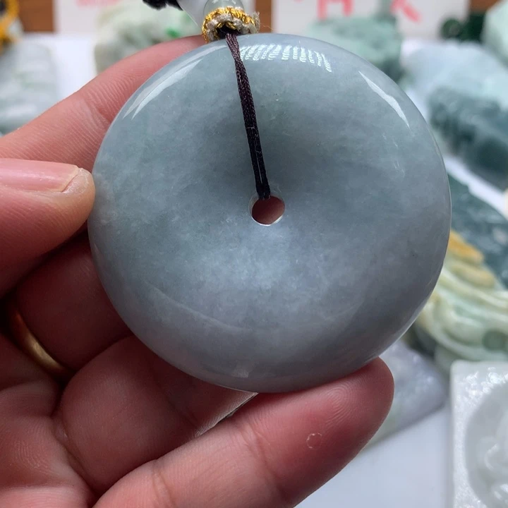 颈饰未镶嵌翡翠保真天然a货翡翠
