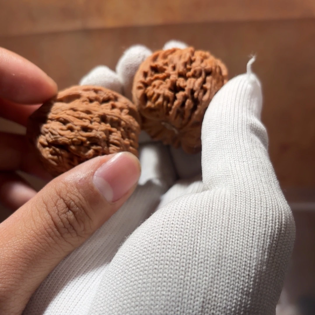 文玩核桃吊坠11号链接40橘红皮无黄