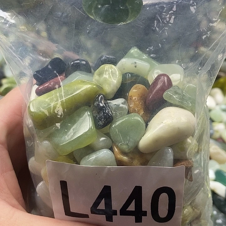 岫玉鱼缸石未镶嵌
