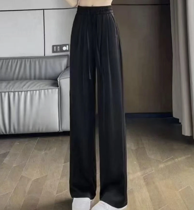 夏季新款薄料窄版直筒裤2056款，裤长97-99