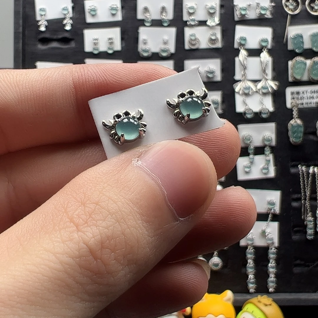 翡翠银S925镶嵌手链