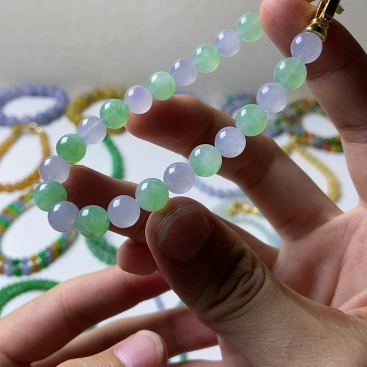 定制翡翠未镶嵌缅甸翡翠A货卡7.7