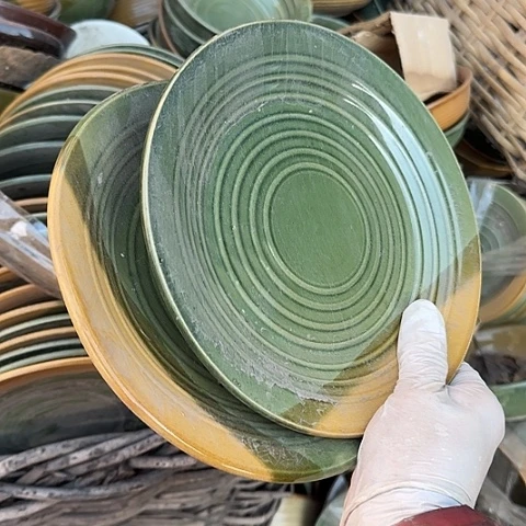 瓷片国营厂库存微瑕20.5厘米