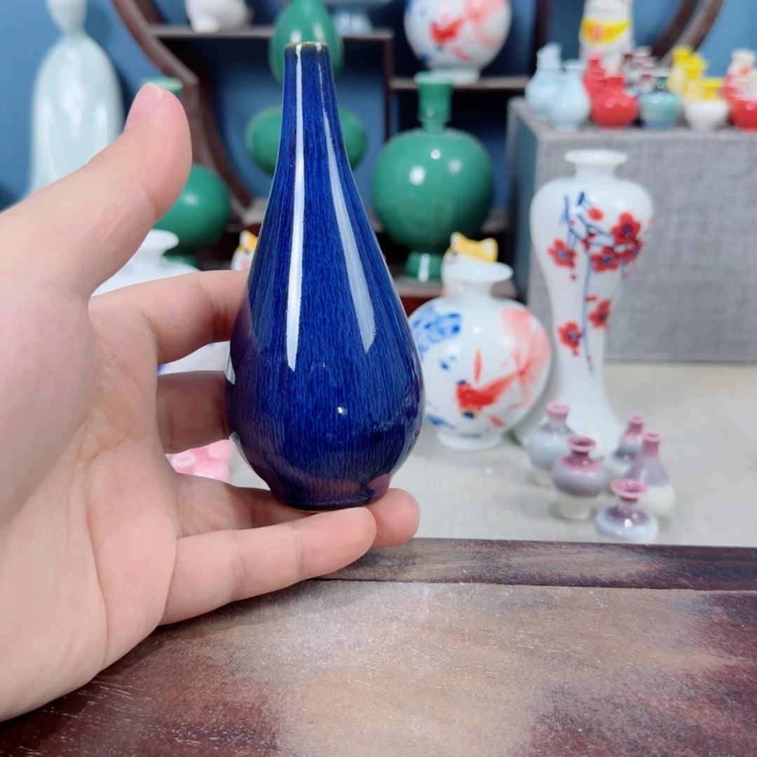 陶瓷手工小花器摆件