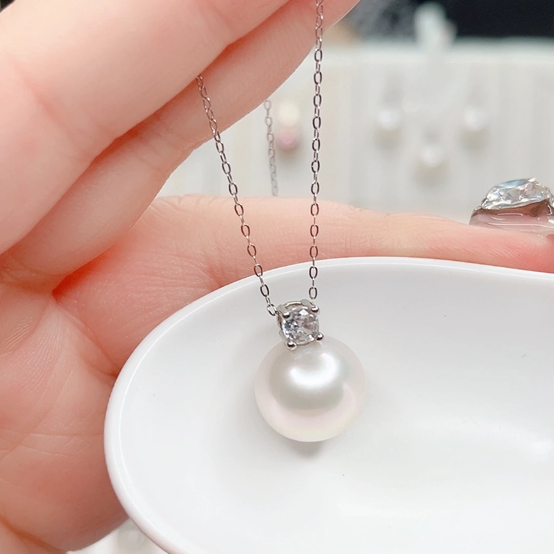 淡水珍珠吊坠(赠链)合金