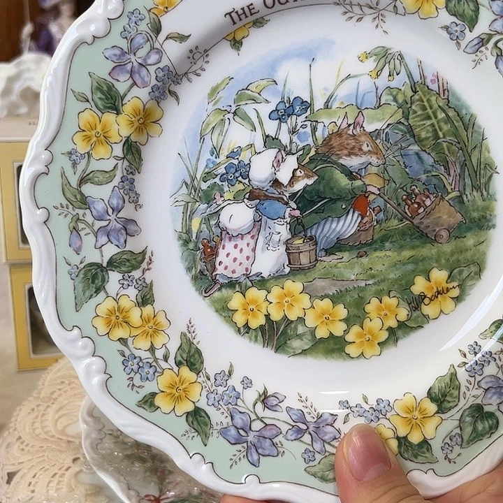 杯欧洲中古瓷器摆件