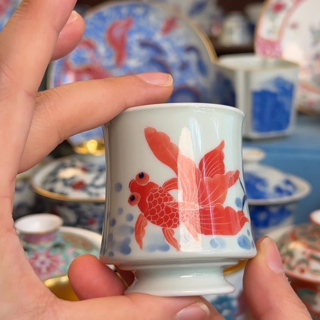 纯手工手绘陶瓷茶具