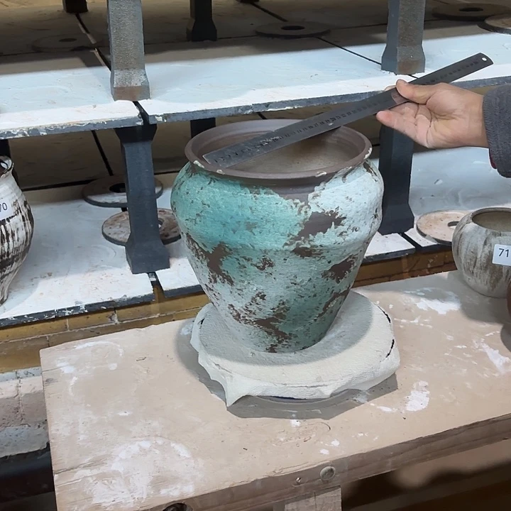 陶摆件696，景德镇，有孔