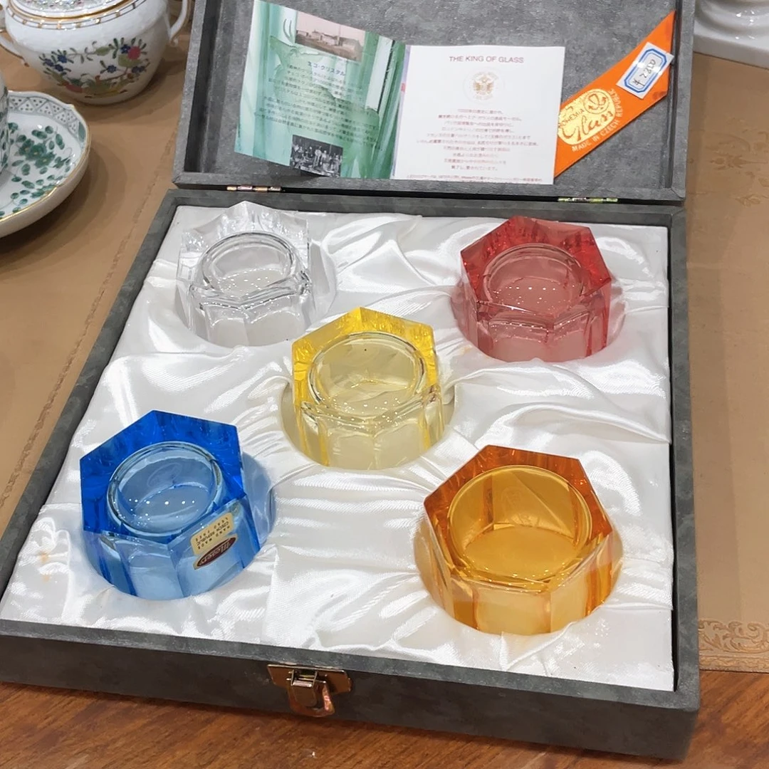 瓷片中古摩色礼盒装