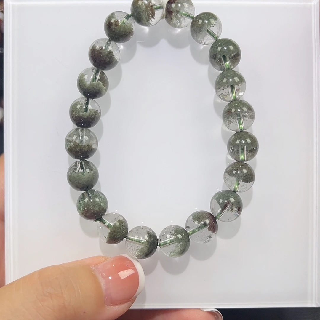 水晶手链未镶嵌绿幽灵手链A9