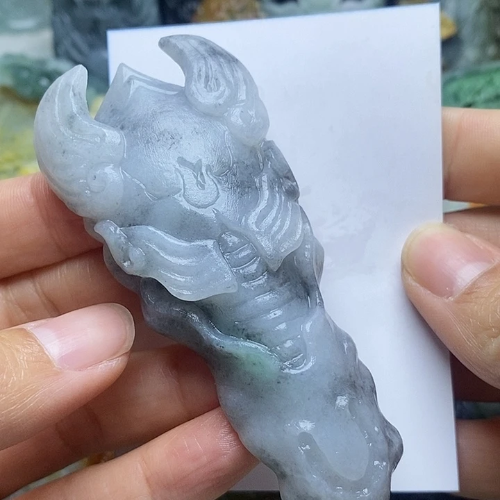 定制翡翠未镶嵌毛货