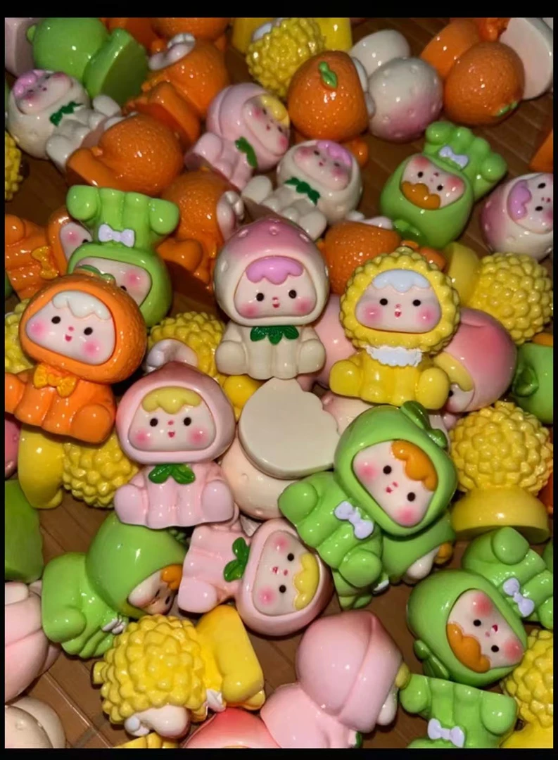 新配色水果崽崽diy手工树脂创意摆件