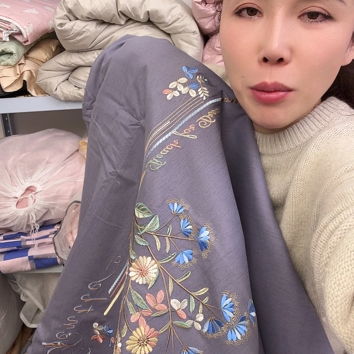 方***圆棉棉加大      四件套