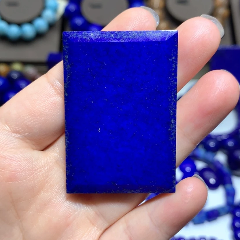 【闪购商品】青金石未镶嵌48*33无事牌挂件