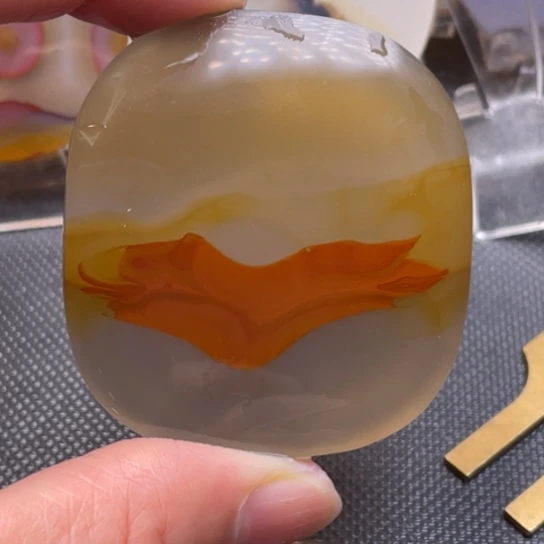 玛瑙/玉髓吊坠(不含链)未镶嵌云*