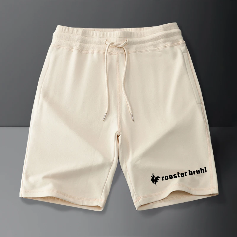 公鸡短裤男士字母印花美式夏季宽松五分裤直筒裤休闲裤运动时尚