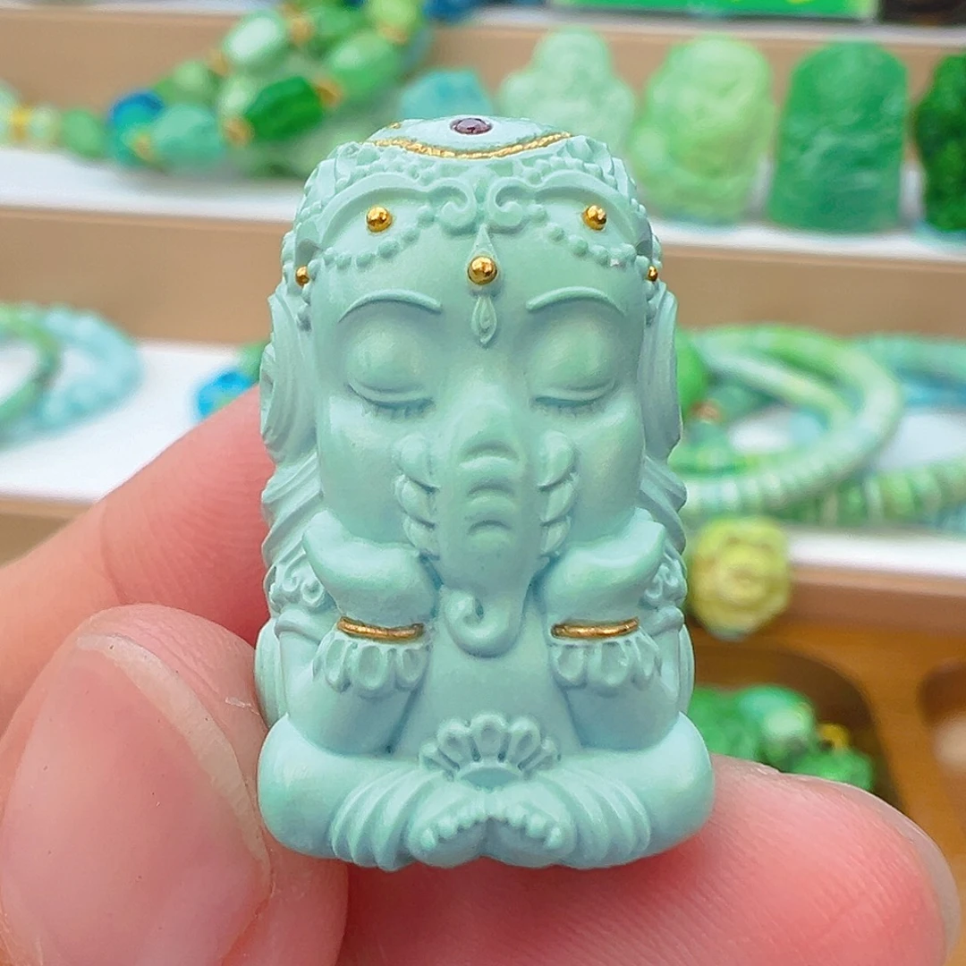 未镶嵌绿松石项链