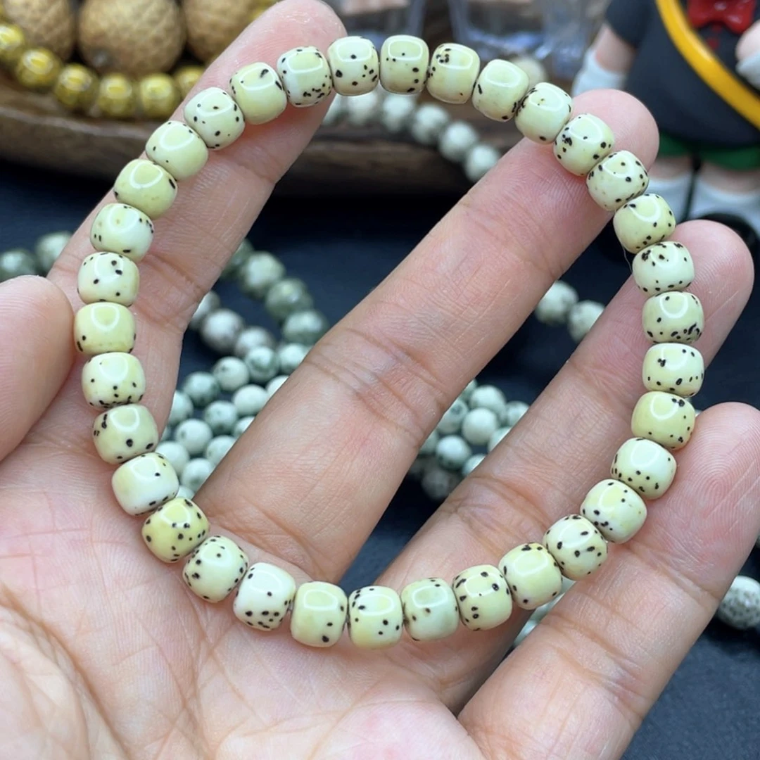 星月菩提吊坠7×6数星星手串