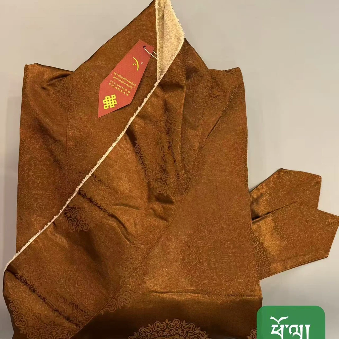 藏式冬季男士加绒莫本复古民族风藏袍演出服百搭西藏服