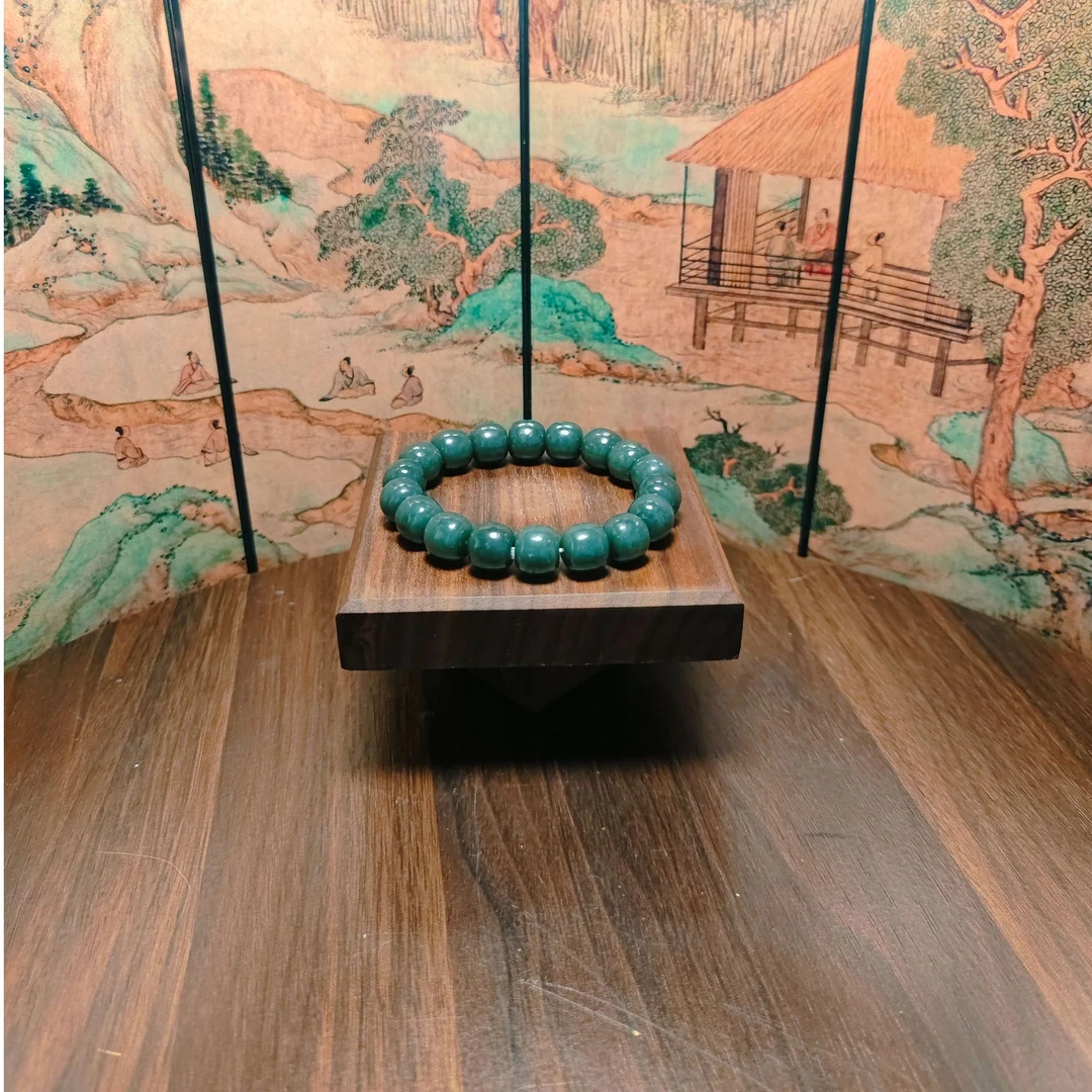 C和田玉桶珠手串（卡12）0964