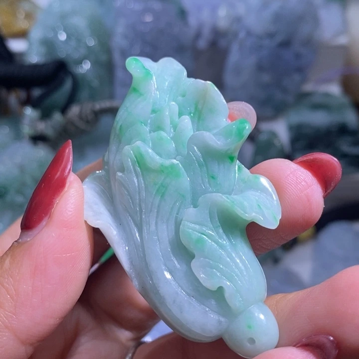 【闪购商品】翡翠未镶嵌颈饰菜