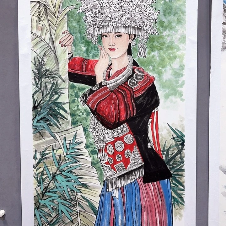 国画亲笔手绘放心去藏