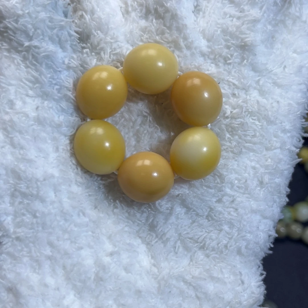 菩提根/象牙果吊坠鹅黄手捻卡18