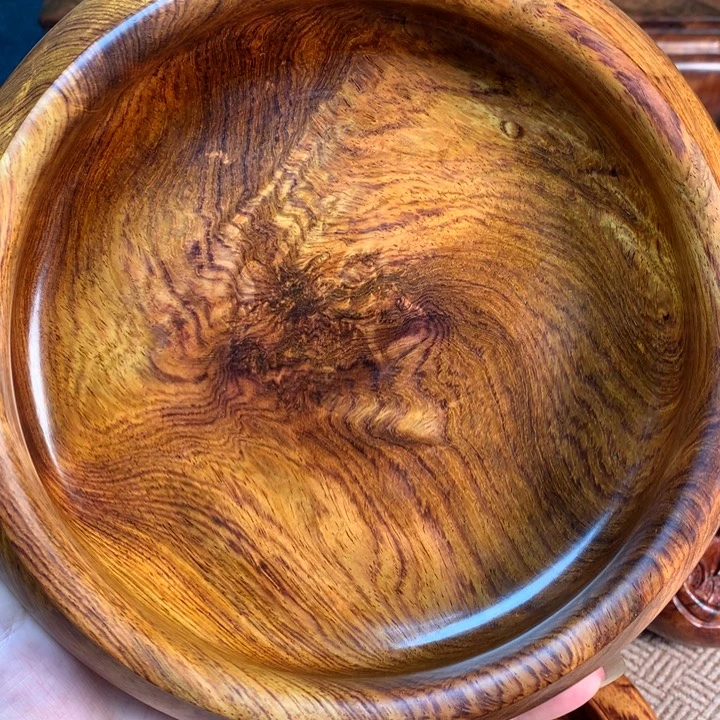 海***空黄花梨/降香黄檀把件