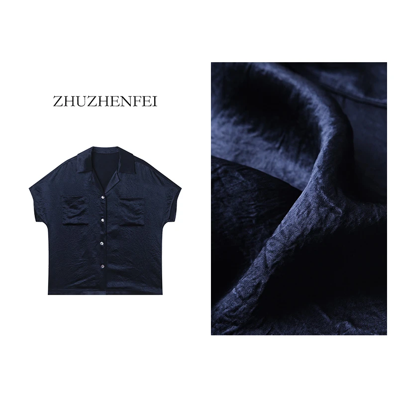 ZHUZHENFEI【亚沙】夏季透气百搭显瘦舒适短袖衬衫Z352241