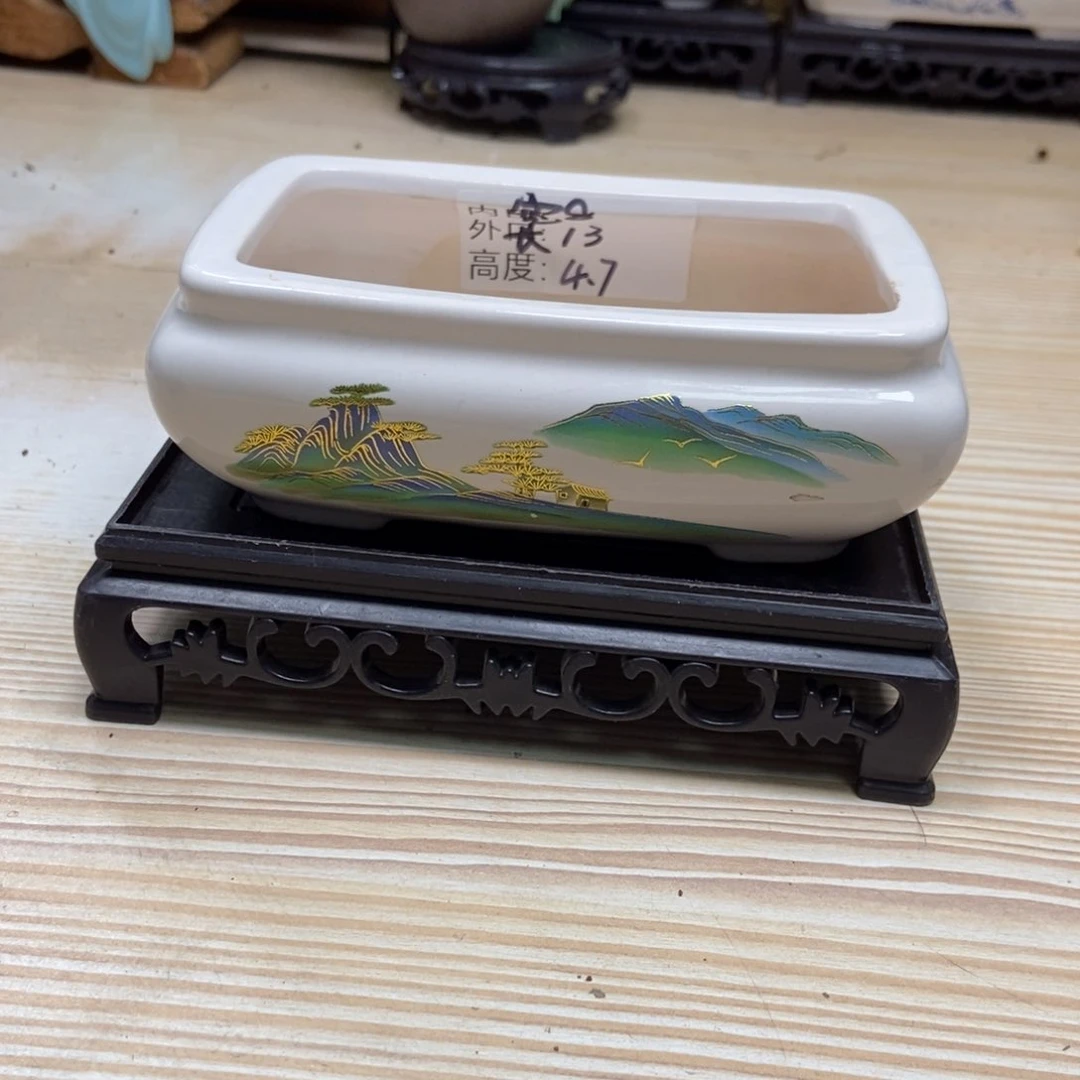 瓷片陶瓷花盆陶瓷艺术