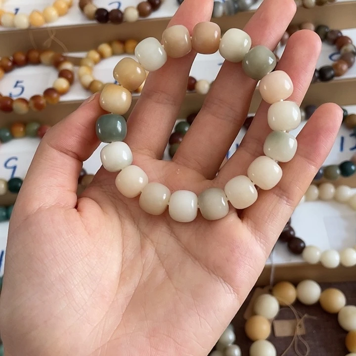 菩提根/象牙果吊坠卡12水磨油膏