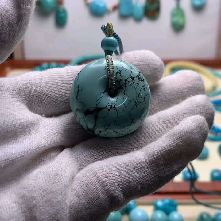 绿松石未镶嵌面包圈