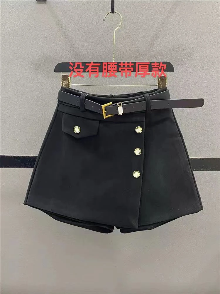 邹先森2817-28时尚休闲显瘦气质高腰女士设计感短裤