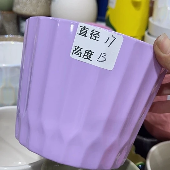 多肉绿植陶瓷花盆9.9包邮，有孔