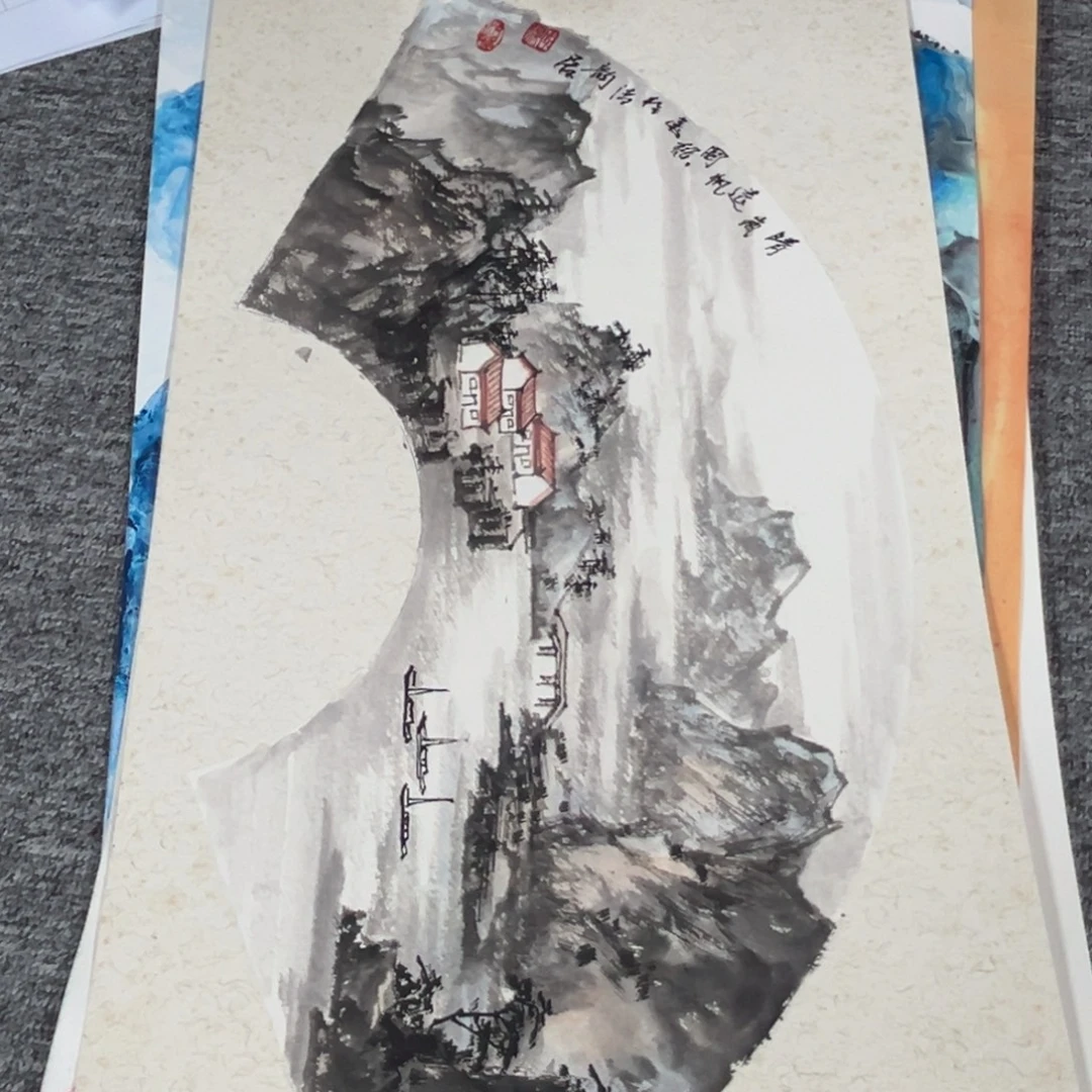 岁***歌国画绘画作品多次