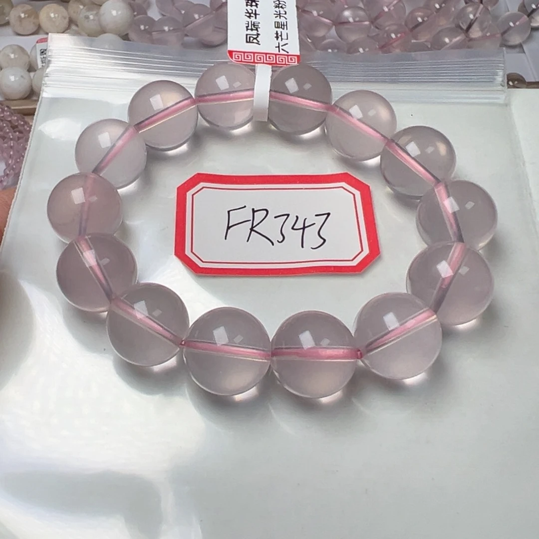 水晶手链未镶嵌J***?星光粉14mm左右