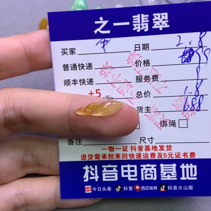 翡翠颈饰未镶嵌平**淡