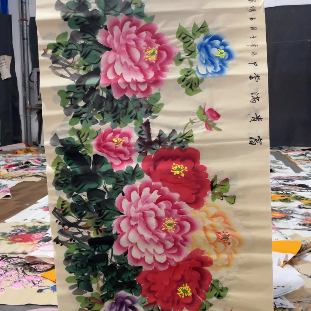 国画国画作品画心一张