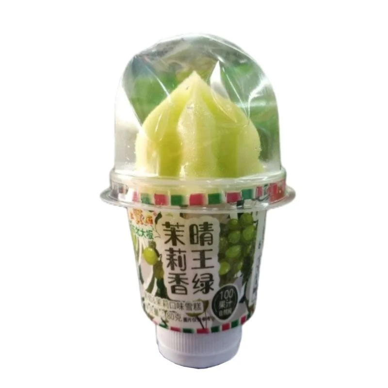 东北大板红宝石晴王绿茉莉香口味雪糕80g/杯