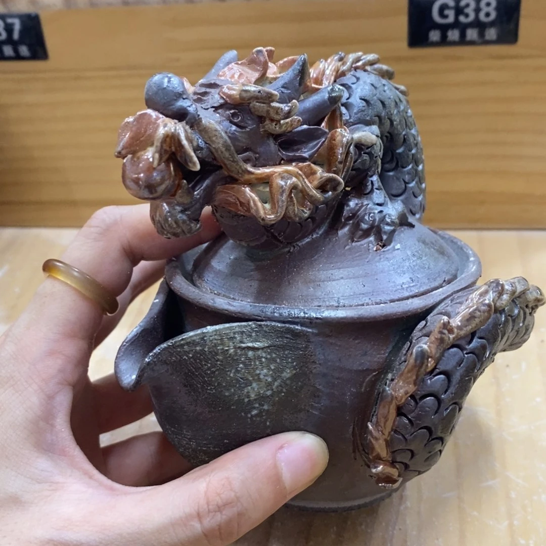 陶园柴烧，精品高货G7裂纹