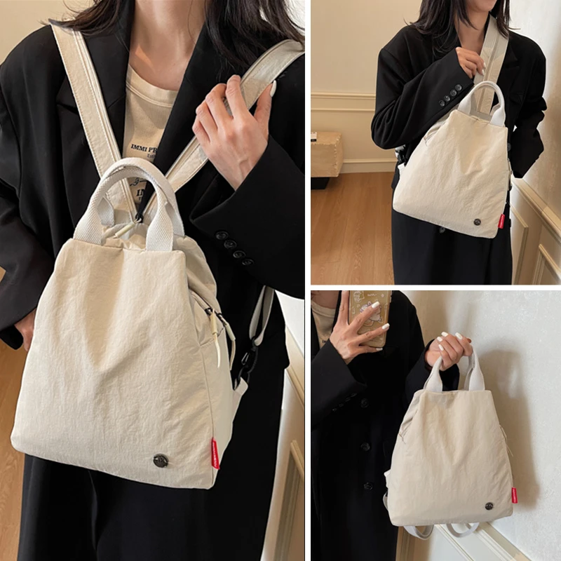 新款多功能包时尚通勤双肩包防水轻便单肩斜挎包旅行大容量百搭包