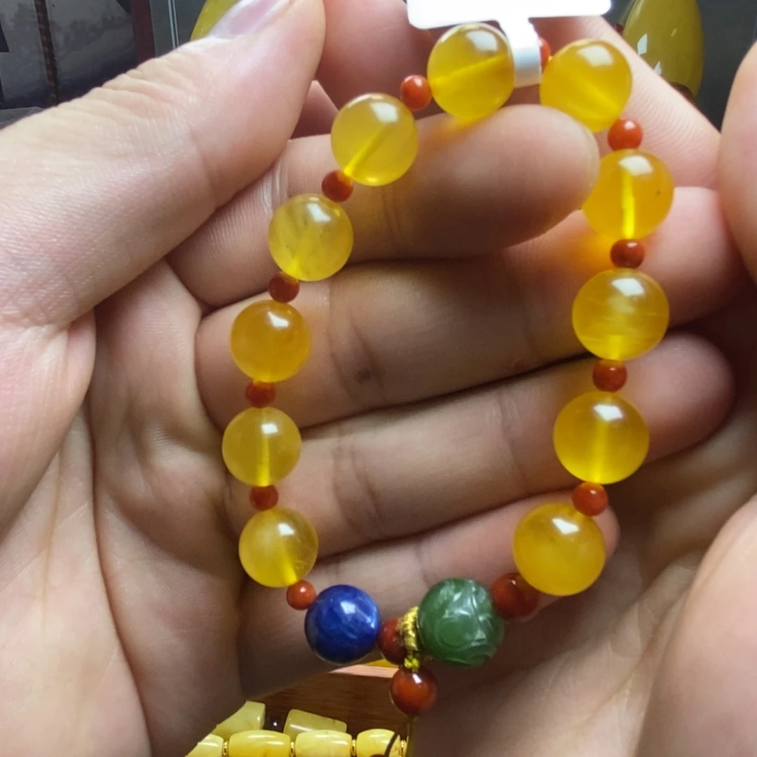 琥珀未镶嵌裸石蜜蜡