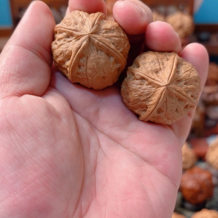 文玩核桃把件c**家八宝四棱