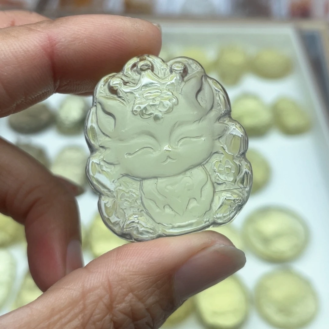 水晶吊坠(不含链)未镶嵌发*窝